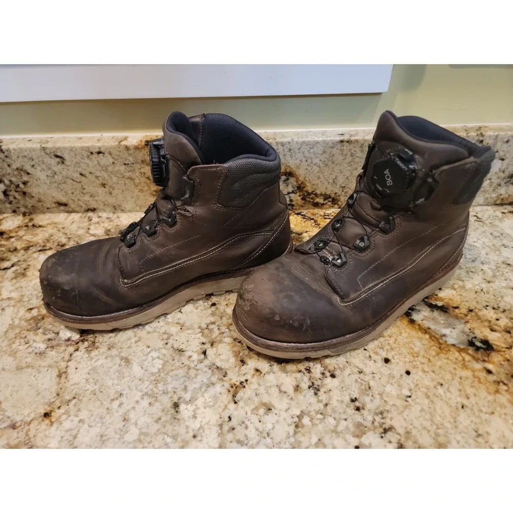 Red Wing Traction Tred lite Men's Boots 2462 Sz 8.5EE BOA Safety Toe Waterproof